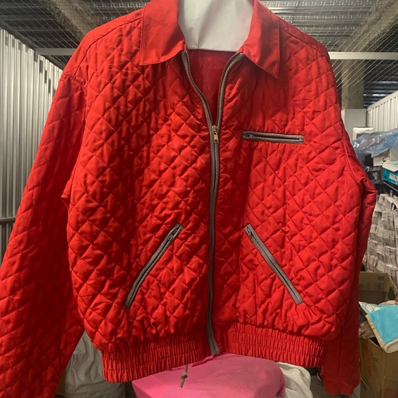 Liz Claiborne Jackets & Blazers - Liz Claiborne Red Quilted Jacket